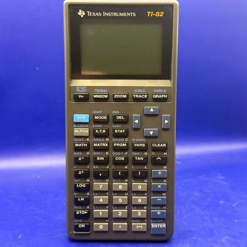 Texas Instruments TI‑82 Graphing Calculator Link Cable Tested 1991 Scratch READ! - Picture 8 of 15